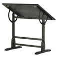 thumbnail image 4 of Vintage Solid Wood Drawing/Drafting Table with 36" x 24" Angle Adjustable Top, 4 of 7