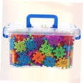 thumbnail image 3 of EXHUMKY 220Pcs Toy Building Block Set Assorted Color For Toddlers And Parent Child Interaction, 3 of 6