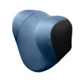 thumbnail image 3 of Almohada de espuma viscoelástica para el cuello del coche, cojín de apoyo para la cabeza con funda lavable extraíble, reposacabezas de asiento Azul Macarena reposacabezas del coche, 3 of 6