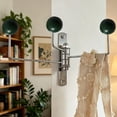 thumbnail image 5 of Lenkho Decorative Swivel Metal Wall Hook, Foldable Coat Rack Hook, Multi‑Purpose Wall‑Mount Hanger for Clothes, Hats, Bags, Ideal for Bathroom, Kitchen & Bedroom Storage, 5 of 6