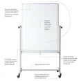 thumbnail image 5 of Offex 41.5" Contemporary Aluminum Double-Sided Magnetic Board in White, 5 of 6