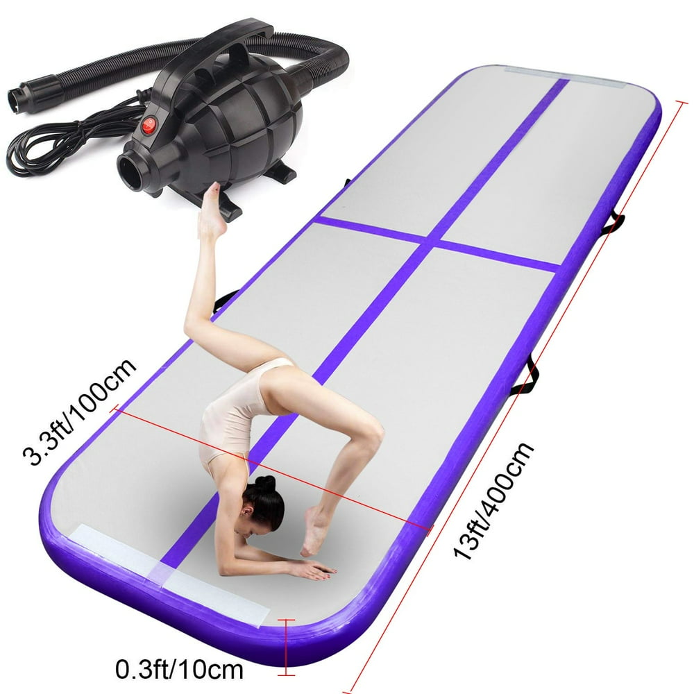 Fbsport Purple 13ft/4m*1m*0.1m air Track mat Inflatable Gymnastics