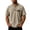 Beige, variant on 4th of July Shirts for Men Raglan Short Sleeve Henley Neck Oversized T-Shirts Patriotic Shirt American Flag Print Tee Shirt