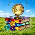 thumbnail image 5 of Acrylic Jigsaw Puzzle Suncatcher-Galactic Colorful Birds, Stained Glass Window Hanging, Home Decor Creative Mom Gifts, Birthday Gifts for Women,Wife, Sisters, Aunt, Besties 7.4in, 5 of 5