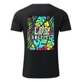 thumbnail image 5 of Men's T-Shirts Oversize Spring And Summer Trend Young Large Size Back Pattern Printing Short Sleeve Black Workout Tops Sizes 3XL, 5 of 6