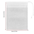 thumbnail image 4 of Cold Brew Coffee Filter Bags 100 Pack, Disposable Drawstring Tea Bags for Loose Leaf Tea & Coffee Grounds, 3.15"x4.72", 4 of 8