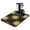 White-128, variant on Mystical Lunar Coffee Mat, Leak-Proof Absorbent Dish Drying Pad with Celestial Eclipse & Cosmic Patterns, Non-Slip Kitchen Counter Mat for Coffee Makers