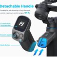thumbnail image 2 of FeiyuTech SCORP Mini 3 Pro 3-Axis Gimbal Camera Stabilizer, 4.4lb Payload, AI Tracking, Detachable Handle, 2 of 9