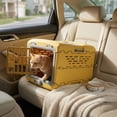thumbnail image 7 of Foldable Pet Carrier Airline Approved Portable Dog Crate Cat Cage Travel Kennel for Small Dogs and Cats Car Seat Carrier Lightweight-Collapsible Pet Transport Box 1Pcs A, 7 of 7