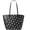 Black Multi, variant on Women's Saffiano PVC Becca Top Zip Tote (Black Multi)