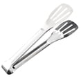 thumbnail image 2 of Visland Food Tong Non-stick Stainless Steel Long Handle Cooking Clamp Kitchen Tools, 2 of 7