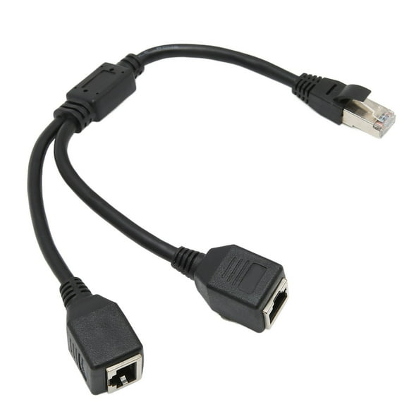 R Ethernet Adapter Cable,RJ45 Ethernet Adapter Cable R Ethernet Splitter Cable R Y Splitter Adapter Stylish and Modern