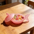 thumbnail image 6 of Eespoir Fish-Shaped Crystal Glass Candy Dish with Lid, Crystal Snack Bowl for Dessert, Candy, Nuts, for Home Kitchen, Office Desk, Tabletop Decor, 6 of 6