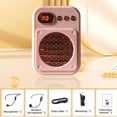 thumbnail image 3 of Haut-parleur Bluetooth Sans Fil Noir P25 avec Design Portable pour Utilisation en Guide et en Étal, 3 of 7