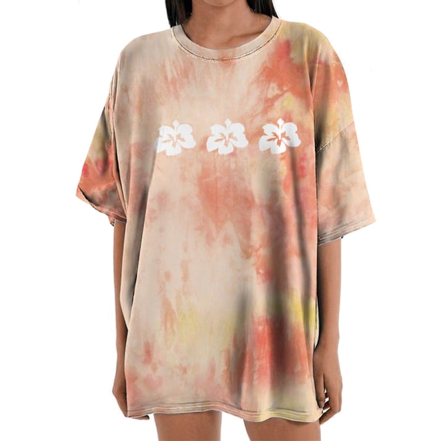 XMMSWDLA Chemises Imprimées Cœur d'Amour 3d pour Femmes Décontractées Manches Longues Col Rond Chandails en Molleton Blouse Orange Hauts à Manches Courtes pour Femmes