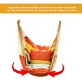 thumbnail image 4 of Hanging Hammock Chair Swing with Pocket, Max 300LBS Durable Rope Hanging Chair for Outdoor Indoor Bedroom Patio Yard, 4 of 10