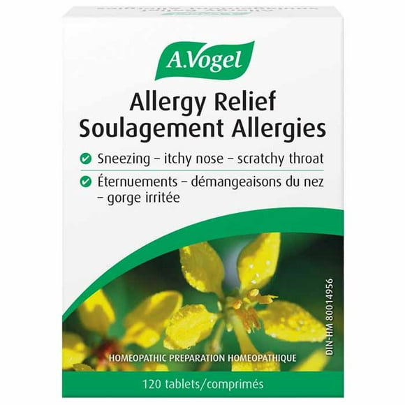 A.Vogel Soulagement Allergies en 120 comprimés