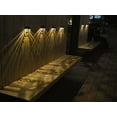 thumbnail image 4 of 4 Pack Solar Deck Lights, Fence Lights Outdoor Warm-white Waterproof Solar Lights for Patio/Stairs/Backyard/Post, 4 of 12