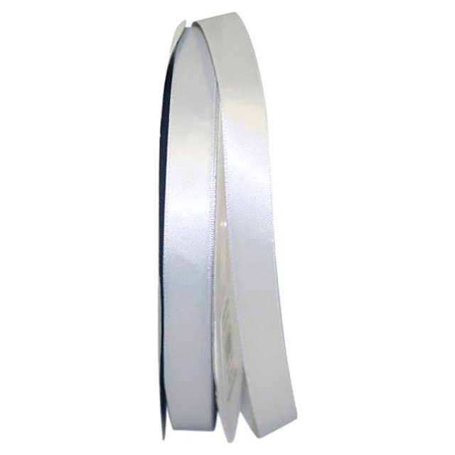 Reliant Ribbon 4950-007-03C 0,625 Po. Ruban Satin Double Face 100 Verges, Gris Coque