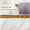 thumbnail image 6 of Grey Purple Valances for Windows 2 Panels,Light Filtering Kitchen Curtains Window Valance for Living Room Bedroom,Gradient Ombre Modern Abstract Color Art Rod Pocket Short Window Treatments 54"Wx18"L, 6 of 9