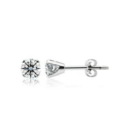 SuperJeweler 1/4 Carat Lab Grown Real Diamond Stud Earrings In White Gold For Women