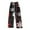 Black, variant on Women's Christmas Printed Plush Pants, Full Length Long Trousers for Winter Casual Wear, Soft and Warm Fleece Material with Festive Design,Wine,XL