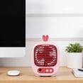thumbnail image 6 of HOZVOMI USB Rechargeable Cool Mist Humidifying Fan 3 Speed Adjustable Desktop Cooling Fan for Office Home Study Room Portable Personal Air Conditioner, 6 of 8