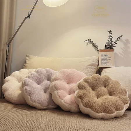 

2024 DREAMFIRE Cute Macaron Color Cushion Pillow Sofa Bed Sleeping Office Chair Cushion Soft Thick Bay Window Tatami Living Room Floor Mat