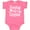 Hot Pink, variant on Inktastic Saint Patrick's Day Sassy Lil' Lassie with Shamrocks Boys or Girls Baby Bodysuit