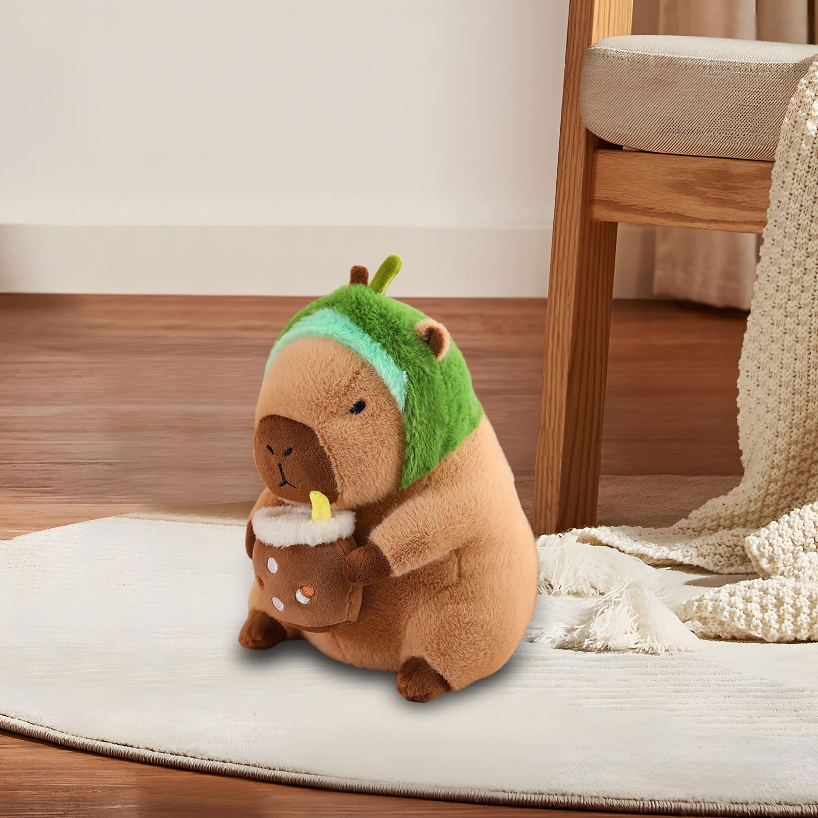 LeeQinersw Capybara Doll Living Room Decoration Birthday Gifts Accompany Sleep Toy for Boys Avocado 40cm