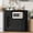Dressers | Black, variant on Kitchen Microwave Storage Cabinet with Drawers, Modern Buffet Sideboard with Glass Doors and Adjustable Shelf, White