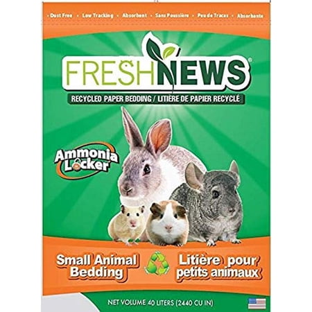 Fresh News Recycled Paper Bedding, Small Animal Bedding, 40 Liters