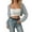 Grey, variant on Wovix Women's Cardigan Shrugs Long Sleeve Knit Cropped Bolero Shrug Open Front Casual Top for Dresses Black L