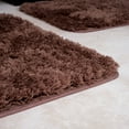 thumbnail image 2 of Lavish Home 67-14-C Super Plush Non-Slip Bath Mat Rug Set, Chocolate - 3 Piece, 2 of 6