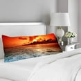 thumbnail image 2 of ABPHOTO Landscape Sea Ocean Wave Sunset Body Pillow Covers Case Protector 20x60 inch, 2 of 2