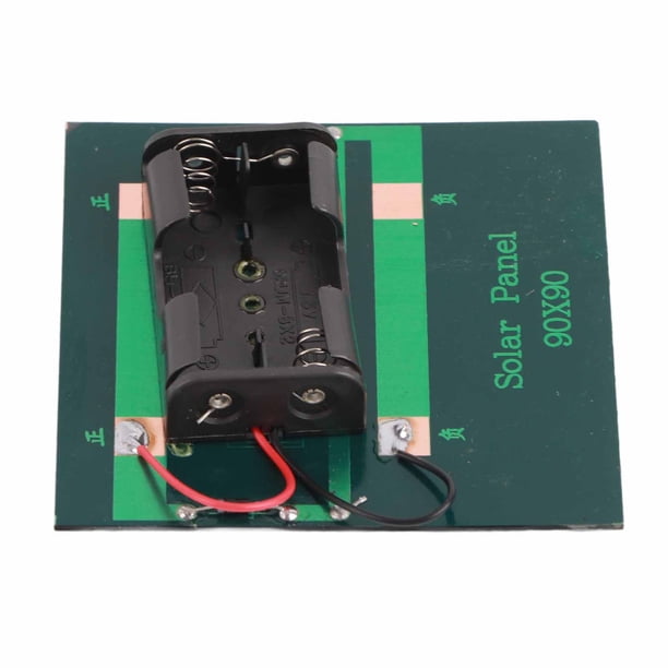 Tablero de Carga Solar, Placa de Carga de Panel Solar de la Fuente de Alimentación del Panel de Carga Solar para la Fuente de Alimentación de Baterías de 2xaa 1.2V PARA