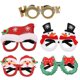 thumbnail image 3 of Novelty Sunglasses Christmas Accessories Adults Children Toys Round Shape Cloth Material Dazzling Glitter Surface 5Pcs, 3 of 3