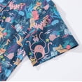 thumbnail image 4 of YIUME Men's Hawaiian Shirt Fun Dive Print By Pallavi Chaudhary Cotton Button-down Short Sleeve Aloha Shirt, 4 of 8