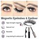 thumbnail image 2 of 10pairs Magnetic Eyelashes Magnetic Eyelashes Magnetic False Eyelashes, 2 of 4
