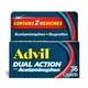 Advil Dual Action With Acetaminophen Pain and Headache Reliever Ibuprofen, 200 Mg Coated Caplets, 36 Count - image 1 of 12