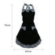 thumbnail image 5 of Delantal De Cocina Delantal de cocina de algodón para mujer ajustable para el hogar (blanco y negro) Wdftyju Libre de BPA, 5 of 5
