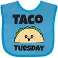thumbnail image 3 of Inktastic Kawaii Taco Tuesday Boys or Girls Baby Bib, 3 of 4