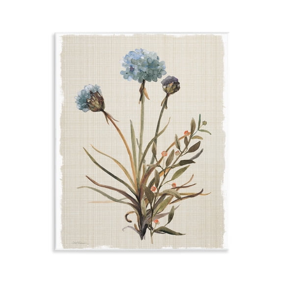 Stupell Industries Natural Hydrangea Buds Floral Painting Unframed Art Print Wall Art, 11 x 14