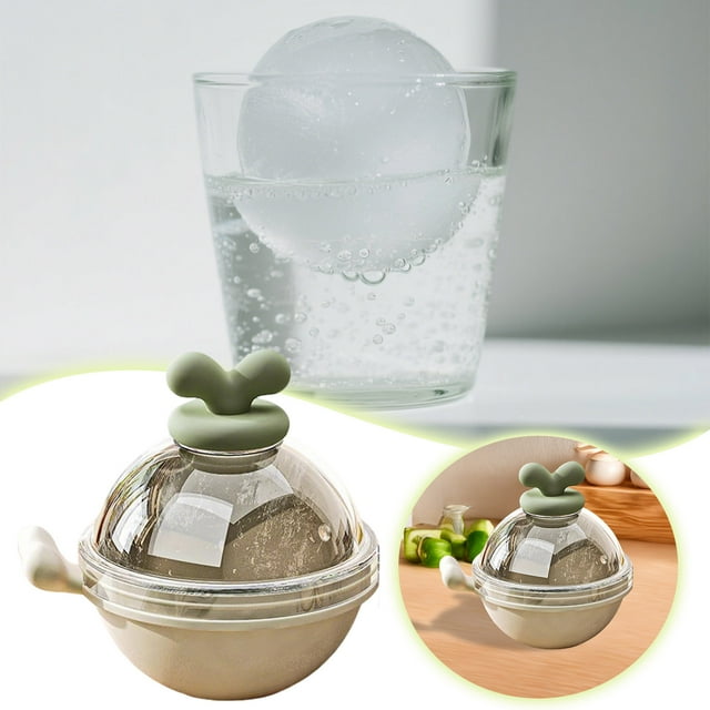 TIELUTT Ice Manufacturing Circular Ice Tray Spherical Ice Circular Ice Large Ice Suitable For Food Trays Rubber Ice Trays Large Cubes Small Trays Ice Trays with Lids for Freezer Better Fresh Tray