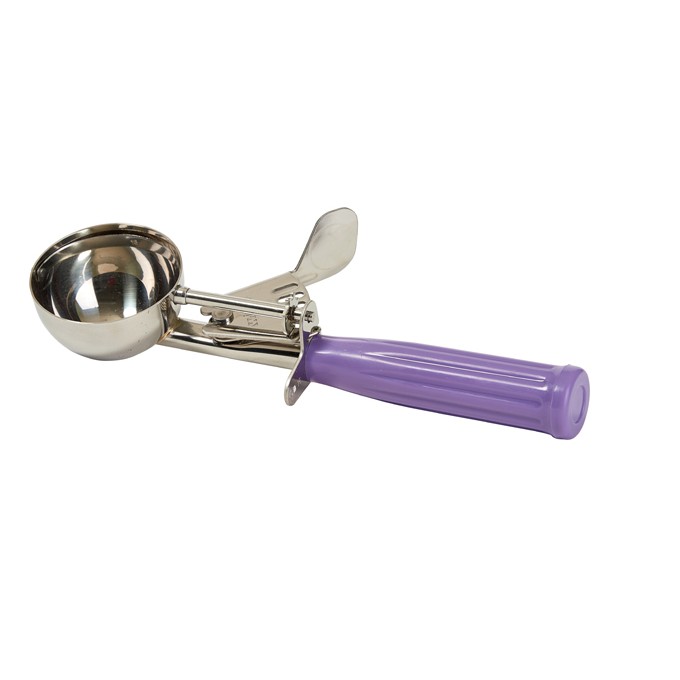 2 3/4 Oz, 2 1/4"Dia Ice Cream Disher, Plastic Handle,2 packs