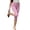 Pink, variant on Minjewel Pants for Women - Floral Print Pleated Cropped Yoga Pants - Breathable Summer Bottoms Capri Pants for Women,Army Green L