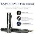 thumbnail image 4 of Pluma estilográfica STONEGO Luxury Twist Converter con punta de 0,5 mm, color negro, 4 of 7