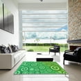 thumbnail image 7 of Ahgly Company Machine Washable Indoor Rectangle Transitional Neon Green Area Rugs, 2' x 5', 7 of 7