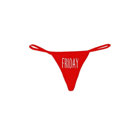 Women's Sexy Thong Day of Week: Friday (Womens Best Black Friday)