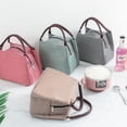 thumbnail image 5 of Bolsa de almuerzo con aislamiento reutilizable, caja de asas más fresca, preparación de comidas para hombres y mujeres, trabajo, picnic o viaje, 5 of 5
